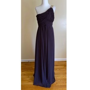 Calvin Klein One Shoulder Evening Dress